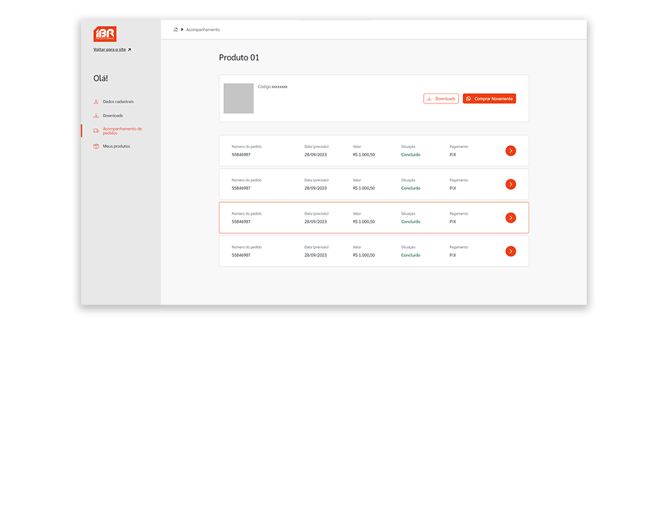 Computador exibindo um portal desenvolvido pela Axysweb